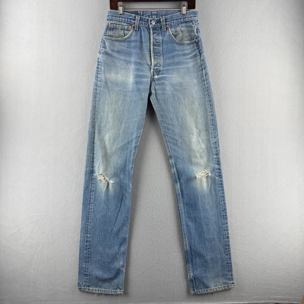 Vintage Levis Jeans Mens 33x40 (Fits 30x35) Blue Denim 501 XX 90s Made in USA